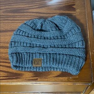 Gray beanie